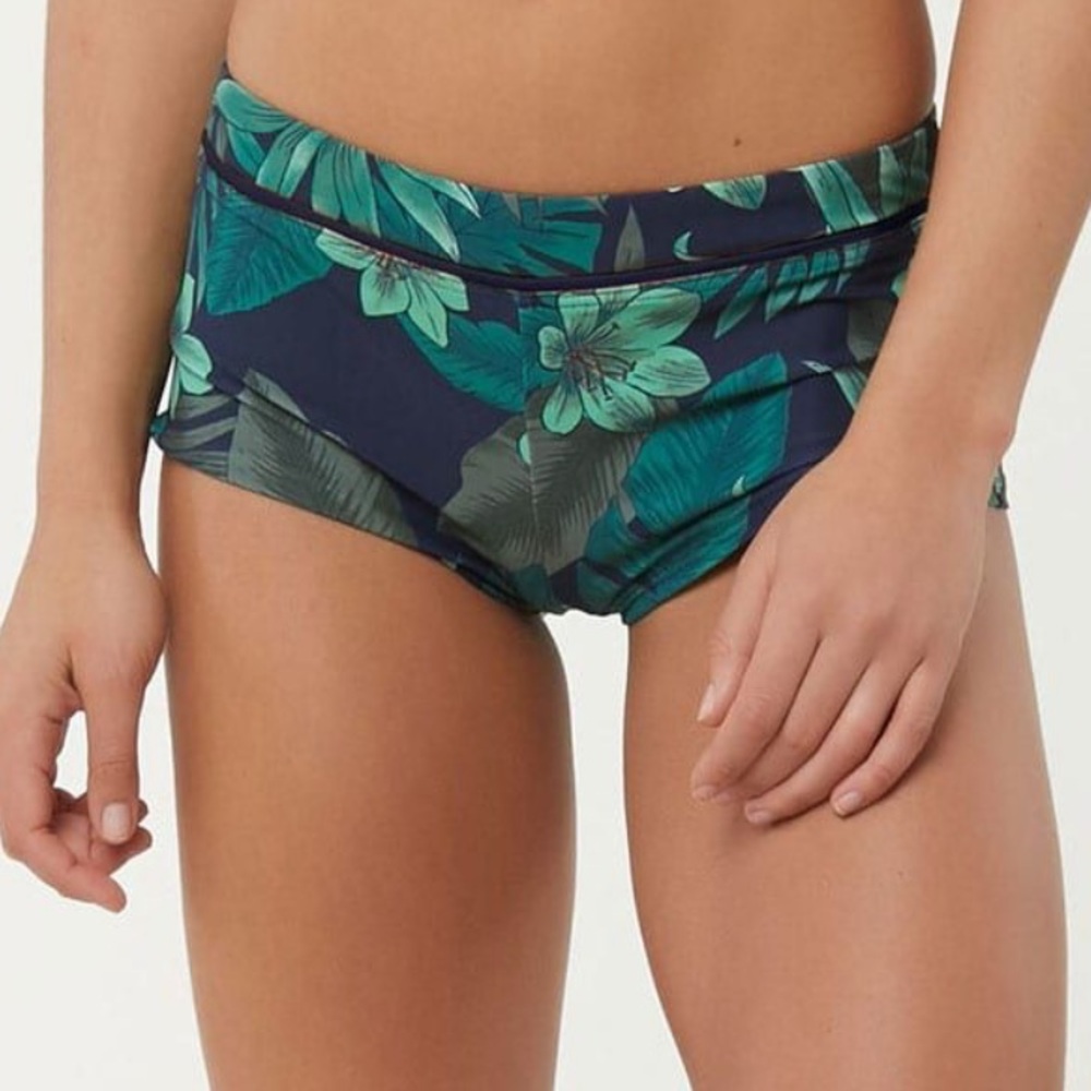 Tropical print O’Neill blue and green boyshort - Picture 2 of 5